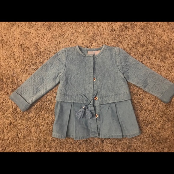 Taharai Baby Girl Chambray Jacket - Picture 6 of 6